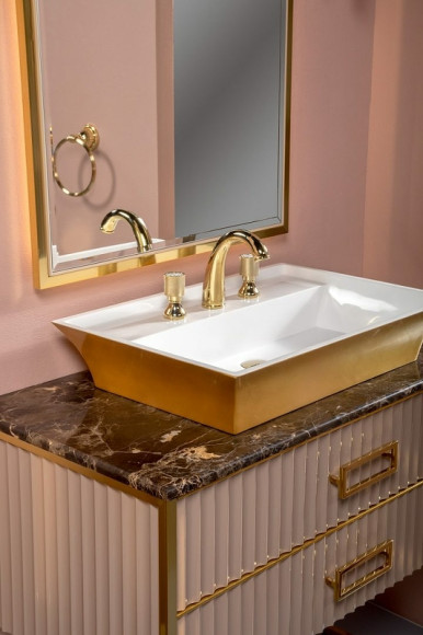 Тумба под раковину Boheme Armadi Art Monaco 100 867-100-CPG Капучино глянец Золото Тумба под раковину Boheme Armadi Art Monaco 100 867-100-CPG Капучино глянец Золото