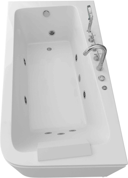 Акриловая ванна Grossman 170х95 GR-17095-1L с гидромассажем