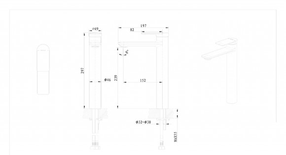 Смеситель для раковины Bravat Eddie F1369402CP-A-RUS Хром Смеситель для раковины Bravat Eddie F1369402CP-A-RUS Хром