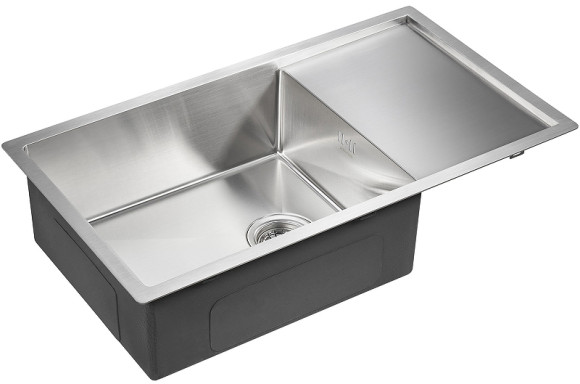 Кухонная мойка Paulmark Gerberg 78F Uni PM217844-BS Брашированная сталь Кухонная мойка Paulmark Gerberg 78F Uni PM217844-BS Брашированная сталь