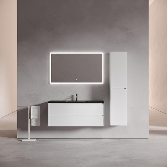 Тумба под раковину Sancos Libra 120 LB120-1W подвесная Белый глянец