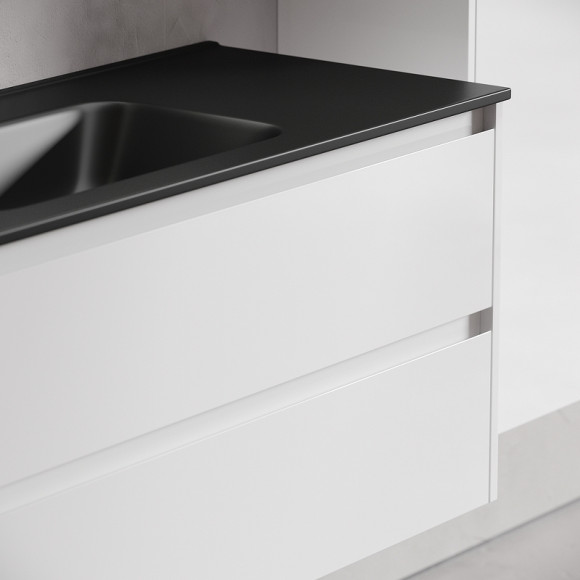 Тумба под раковину Sancos Libra 120 LB120-1W подвесная Белый глянец