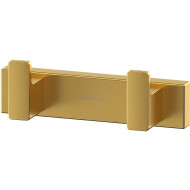 Двойной крючок Whitecross Cubo gold brushed CU2412GLB Брашированное золото Двойной крючок Whitecross Cubo gold brushed CU2412GLB Брашированное золото