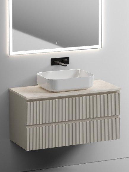 Тумба под раковину Sancos Snob T 100 SNT100CE подвесная Beige Soft