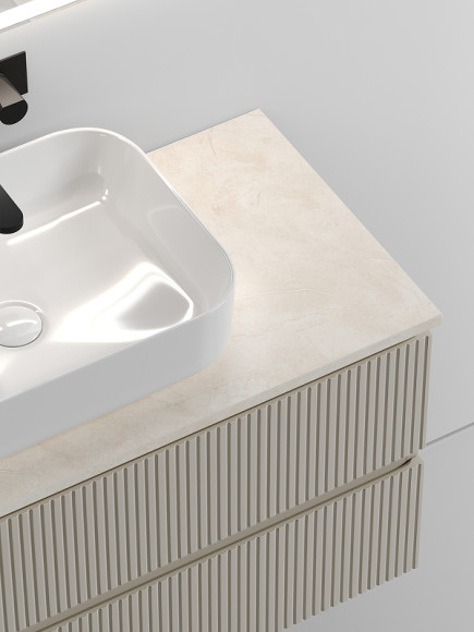 Тумба под раковину Sancos Snob T 100 SNT100CE подвесная Beige Soft