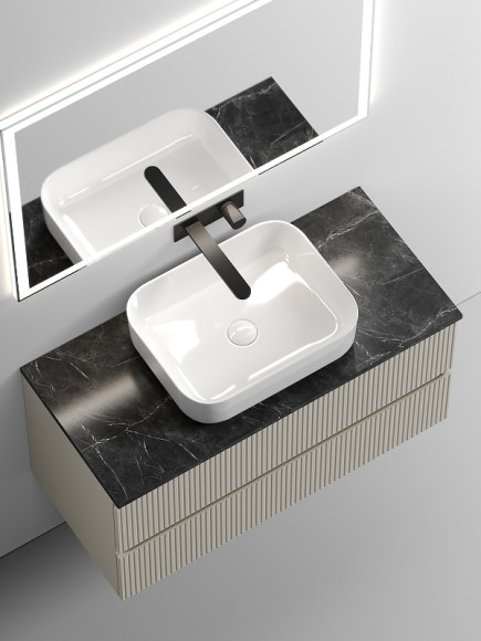 Тумба под раковину Sancos Snob T 100 SNT100CE подвесная Beige Soft