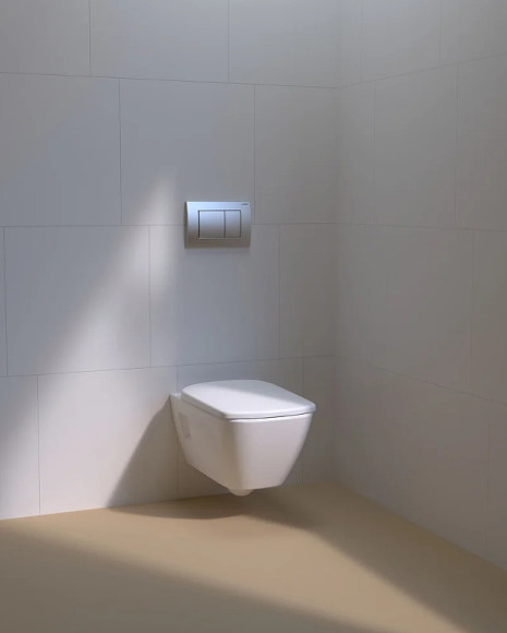 Инсталляция Geberit Delta 458.163.21.1 для унитаза с клавишей смыва Хром глянцевый Инсталляция Geberit Delta 458.163.21.1 для унитаза с клавишей смыва Хром глянцевый