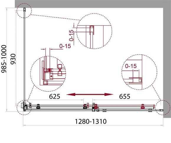 Душевой уголок BelBagno Acqua 130х100 ACQUA-AH-1-130/100-C-Cr профиль Хром стекло прозрачное Душевой уголок BelBagno Acqua 130х100 ACQUA-AH-1-130/100-C-Cr профиль Хром стекло прозрачное