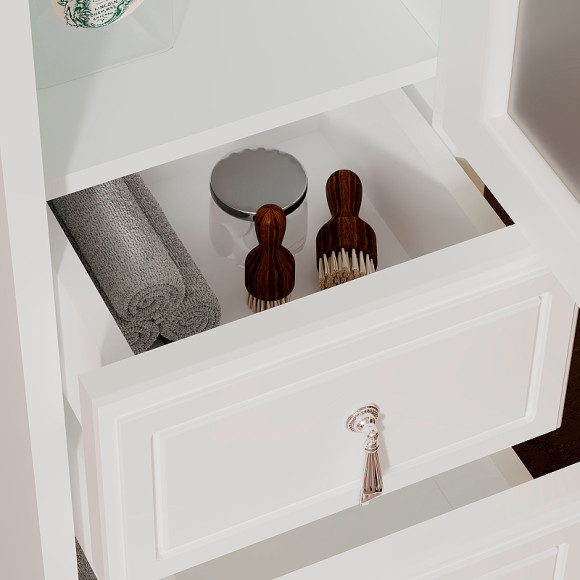 Шкаф пенал Opadiris Риспекто 30 R 00-00005833 Белый