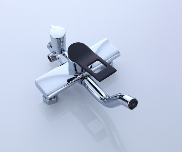 Душевая система Bronze de Luxe Element EL77/1CB Хром Черный матовый