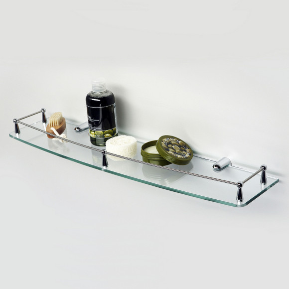 Стеклянная полка WasserKRAFT K-555 Хром Стеклянная полка WasserKRAFT K-555 Хром