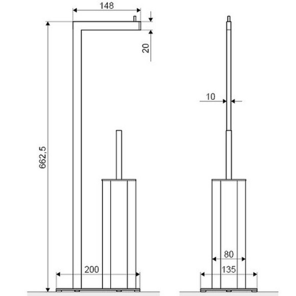 Напольная стойка Excellent Riko Gold DOEX.1650GL Золото