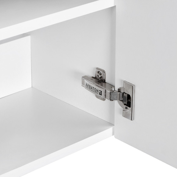 Тумба под раковину Aquaton Эклипс 45 М R 1A172801EK49R подвесная Белый Эбони светлый Тумба под раковину Aquaton Эклипс 45 М R 1A172801EK49R подвесная Белый Эбони светлый