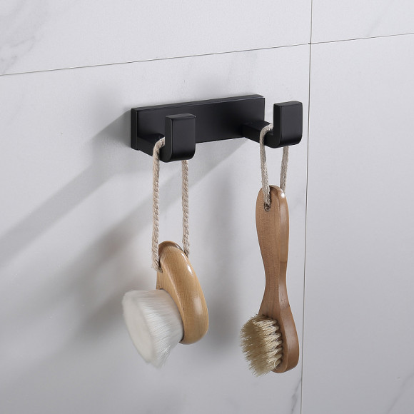 Двойной крючок Abber Westen AA1750B Черный матовый Двойной крючок Abber Westen AA1750B Черный матовый