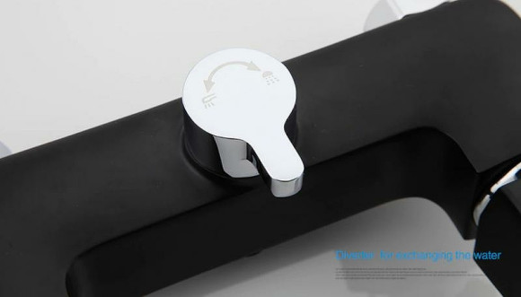 Смеситель для ванны Gappo G50 G3250 Черный матовый