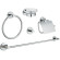 Набор аксессуаров для ванной Grohe Essentials 40344001 Хром Набор аксессуаров для ванной Grohe Essentials 40344001 Хром