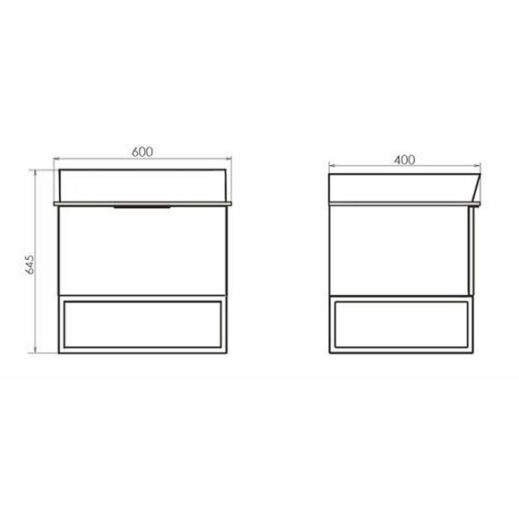Тумба с раковиной Comforty Порто 60 00-00010677 подвесная Дуб темно-коричневый Тумба с раковиной Comforty Порто 60 00-00010677 подвесная Дуб темно-коричневый