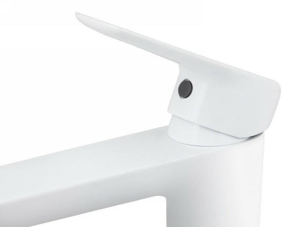 Смеситель для раковины Kaiser Glory 69211 Белый глянцевый Смеситель для раковины Kaiser Glory 69211 Белый глянцевый