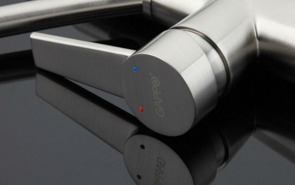 Смеситель для кухни Gappo G4398 Сатин Серый