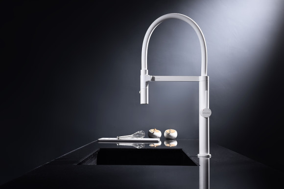 Смеситель для кухни Paulmark Leader Le214101-431 Белый матовый