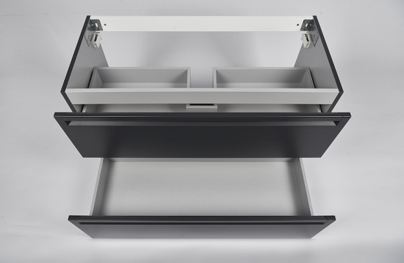 Тумба под раковину Inda Piccadilly 100 B174060LCMG подвесная Matt Grafite