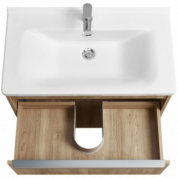 Тумба под раковину Aquaton Хоуп 80 1A287301HP6C0 подвесная Орех Тумба под раковину Aquaton Хоуп 80 1A287301HP6C0 подвесная Орех