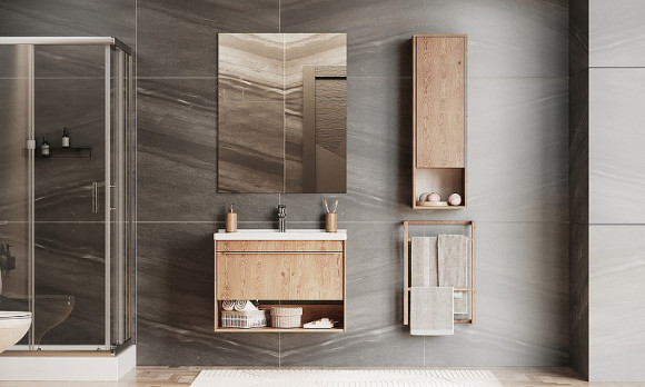 Тумба под раковину Aquaton Хоуп 80 1A287301HP6C0 подвесная Орех Тумба под раковину Aquaton Хоуп 80 1A287301HP6C0 подвесная Орех