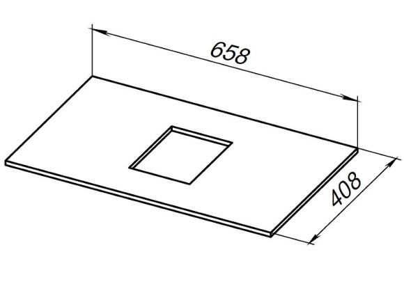 Столешница под раковину Allen Brau Priority 70 1.31009.G-S Серый структ Столешница под раковину Allen Brau Priority 70 1.31009.G-S Серый структ