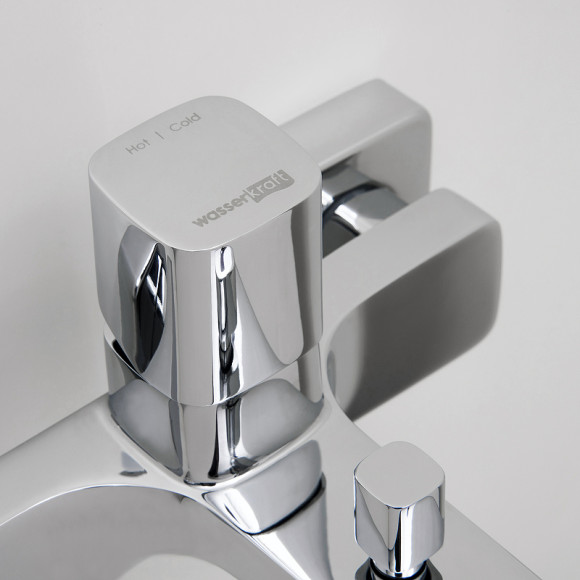 Смеситель для ванны WasserKRAFT Naab 8601 Хром Смеситель для ванны WasserKRAFT Naab 8601 Хром