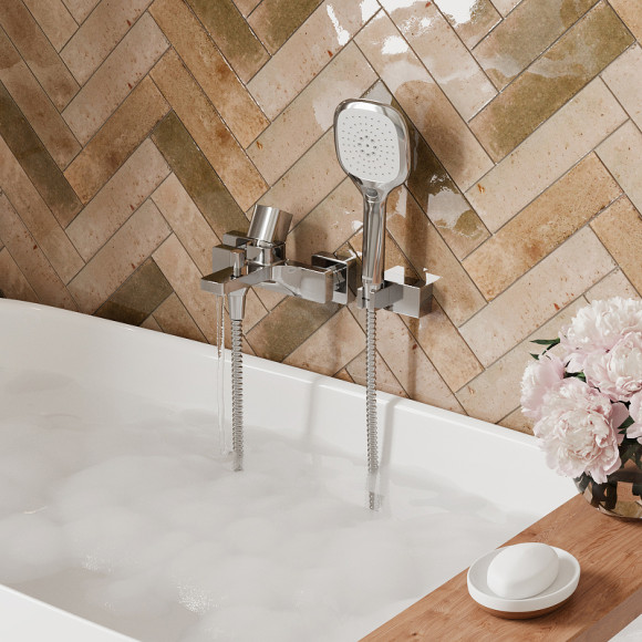 Смеситель для ванны WasserKRAFT Naab 8601 Хром Смеситель для ванны WasserKRAFT Naab 8601 Хром