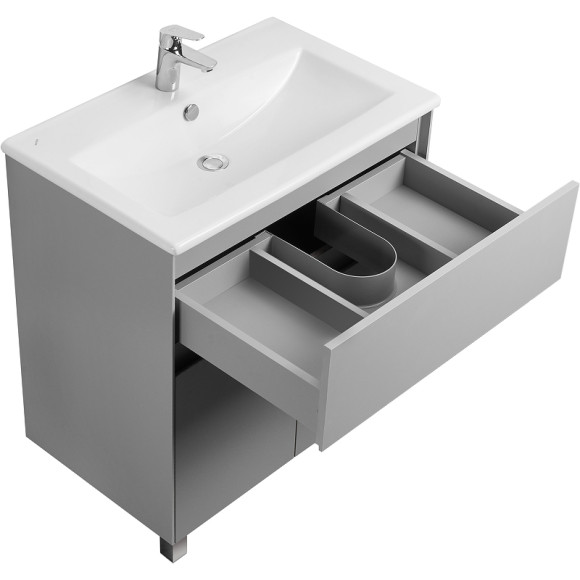 Тумба под раковину Aquaton Форест 75 1A278301FR4D0 Туманный серый