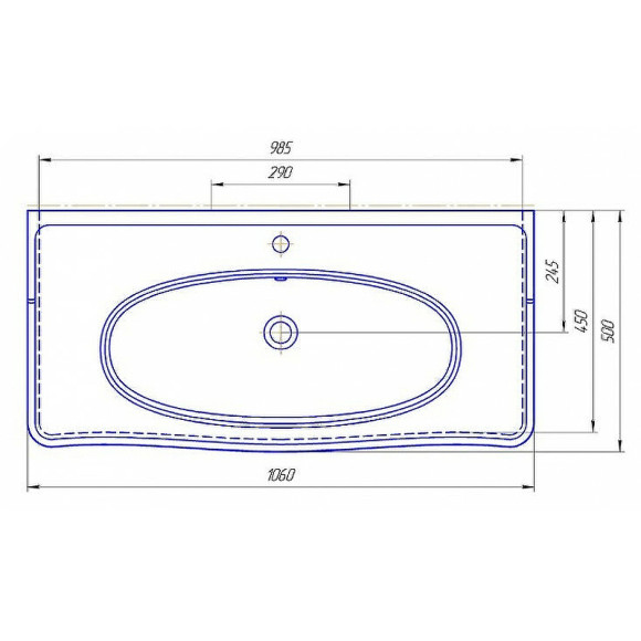 Комплект мебели для ванной ASB-Woodline Модерн 105 Антикварный орех Комплект мебели для ванной ASB-Woodline Модерн 105 Антикварный орех