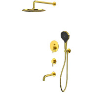 Душевая система Whitecross Y gold YSET07TOPGL Золото