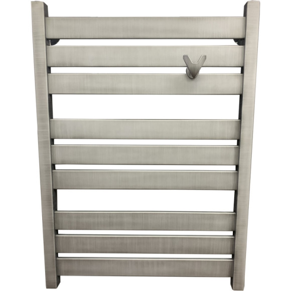 Водяной полотенцесушитель Ника Modern ЛМ 7 80x50 Matt Antique Silver 9 перекладин Водяной полотенцесушитель Ника Modern ЛМ 7 80x50 Matt Antique Silver 9 перекладин