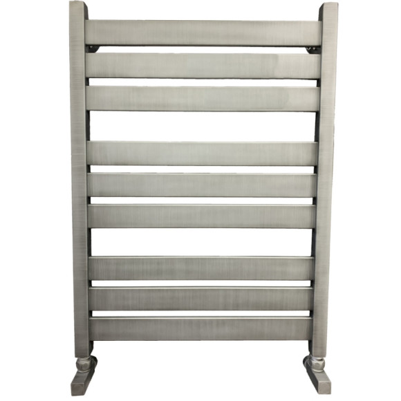 Водяной полотенцесушитель Ника Modern ЛМ 7 80x50 Matt Antique Silver 9 перекладин Водяной полотенцесушитель Ника Modern ЛМ 7 80x50 Matt Antique Silver 9 перекладин