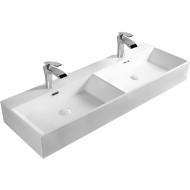 Раковина SantiLine 120 SL-2114 двойная Белая