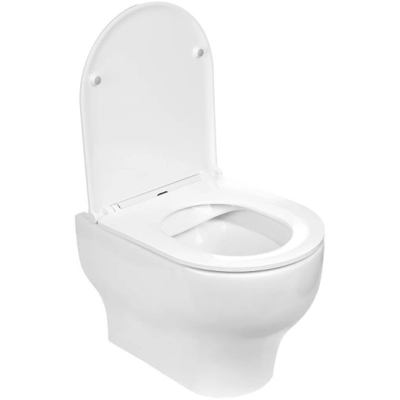 Унитаз WeltWasser Erlenbach 004 GL-WT 10000003807 подвесной Белый глянец с сиденьем Микролифт Унитаз WeltWasser Erlenbach 004 GL-WT 10000003807 подвесной Белый глянец с сиденьем Микролифт