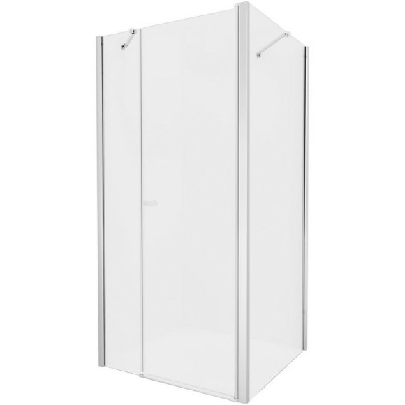 Душевой уголок New Trendy New Soleo Chrome 90x70 K-0691 профиль Хром стекло прозрачное