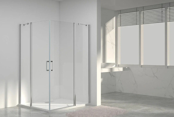Душевой уголок Vincea Orta 100х100 VSS-1O1010CL профиль Хром стекло прозрачное