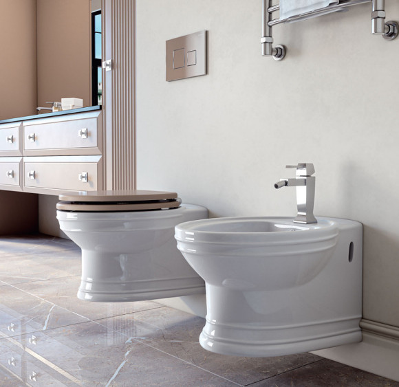 Биде Caprigo Armonia 5804 подвесное Белое