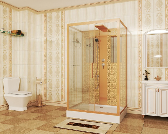 Душевая кабина Niagara Luxe NG-7711GBK 120x90 без гидромассажа Душевая кабина Niagara Luxe NG-7711GBK 120x90 без гидромассажа