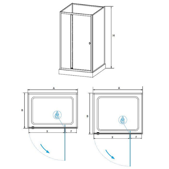 Душевая кабина RGW Andaman AN-207 90х90 411320799-95 без гидромассажа