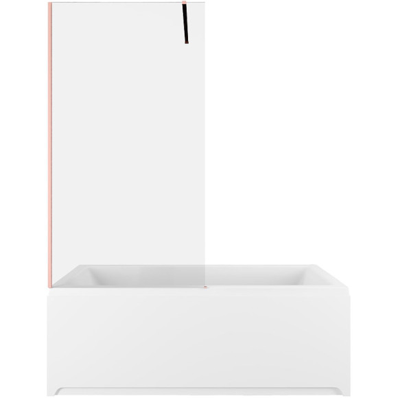 Шторка на ванну Allen Brau Infinity 3 80 3.21065.60 профиль Медь браш стекло прозрачное Шторка на ванну Allen Brau Infinity 3 80 3.21065.60 профиль Медь браш стекло прозрачное