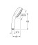 Ручной душ Grohe Tempesta Cosmopolitan 100 26082002 Хром