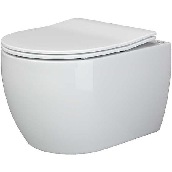 Комплект унитаза Ceramicanova Play CN3001 с инсталляцией Berges Atom 410 040332 с сиденьем Микролифт и Черной матовой клавишей смыва Комплект унитаза Ceramicanova Play CN3001 с инсталляцией Berges Atom 410 040332 с сиденьем Микролифт и Черной матовой клавишей смыва