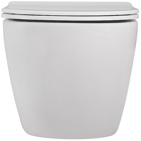 Унитаз Abber Bequem AC1100MW подвесной Белый матовый с сиденьем Микролифт Унитаз Abber Bequem AC1100MW подвесной Белый матовый с сиденьем Микролифт