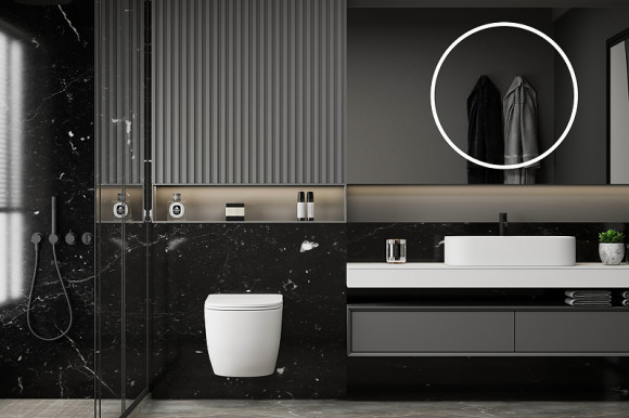 Унитаз Abber Bequem AC1100MW подвесной Белый матовый с сиденьем Микролифт Унитаз Abber Bequem AC1100MW подвесной Белый матовый с сиденьем Микролифт