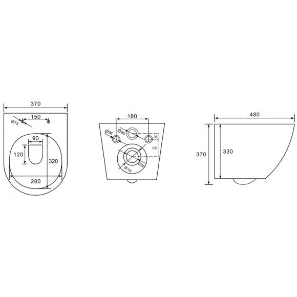 Унитаз Abber Bequem AC1100MW подвесной Белый матовый с сиденьем Микролифт Унитаз Abber Bequem AC1100MW подвесной Белый матовый с сиденьем Микролифт