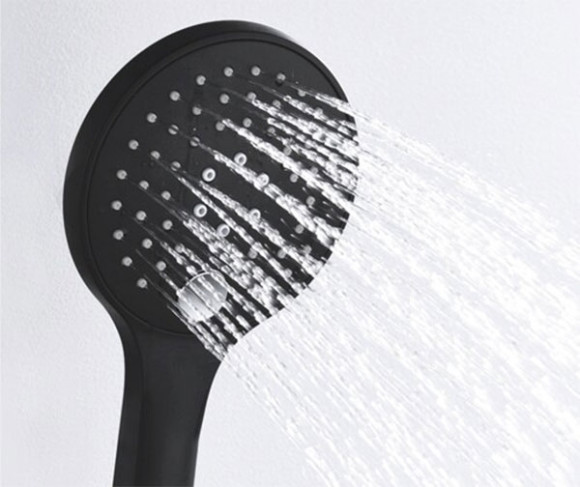 Душевая система WasserKRAFT Elbe A177471 Черная матовая