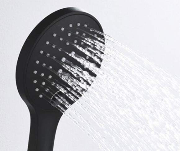 Душевая система WasserKRAFT Elbe A177471 Черная матовая